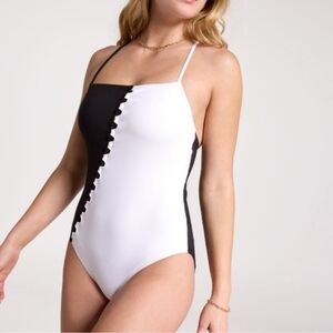 CALIA by Carrie Underwood Women's Looped Apron Neck One Piece